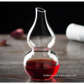 hand blown gourd shape glass wine decanter